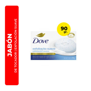 JABÓN DE TOCADOR DOVE EXFOLIACIÓN SUAVE 90G
