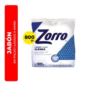 JABÓN EN POLVO ZORRO CLÁSICO 800G