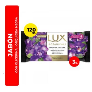 JABÓN LUX CON GLICERINA ORQUÍDEA NEGRA 3U