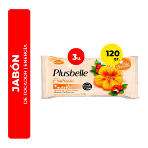 JABÓN DE TOCADOR PLUSBELLE ENERGÍA 3U