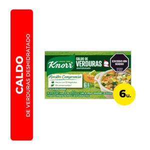 CALDO SABOR VERDURA KNORR 6U