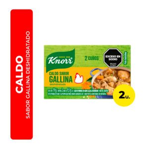 CALDO SABOR GALLINA KNORR 2U