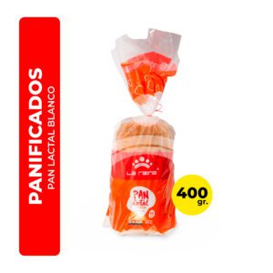 PAN LACTAL BLANCO LA REINA 400G