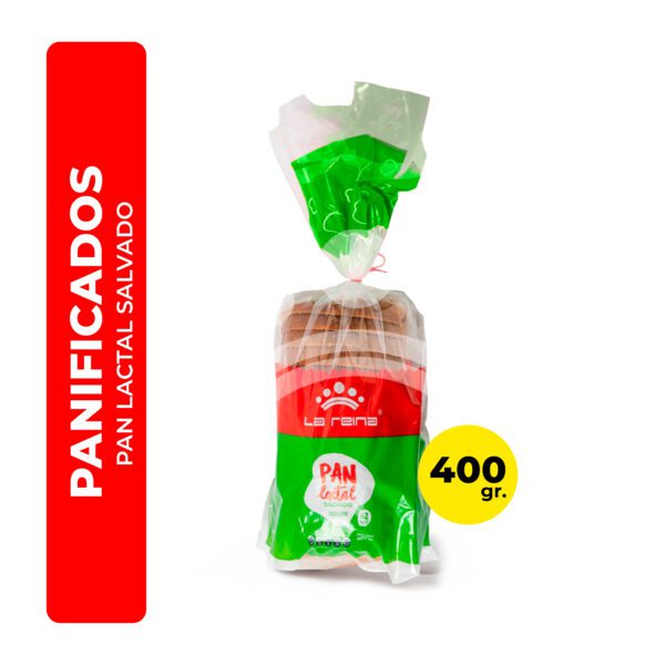 PAN LACTAL SALVADO LA REINA 400G