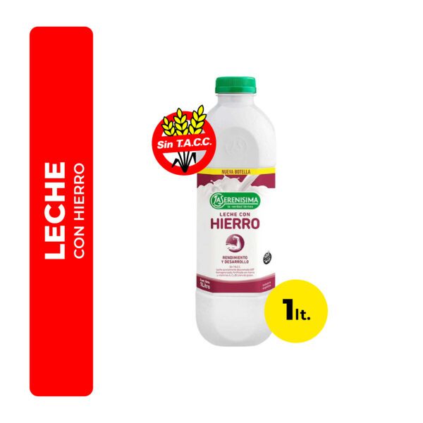 LECHE LA SERENISIMA CON HIERRO 1L