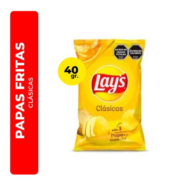 PAPAS FRITAS LAY'S CLÁSICAS 40G