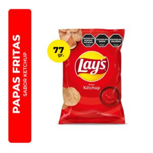 PAPAS FRITAS LAY'S KETCHUP 77G