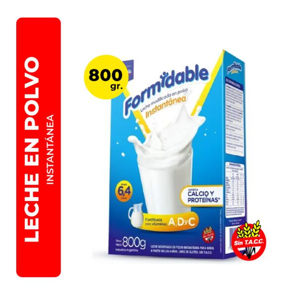 LECHE EN POLVO FORMIDABLE 800G