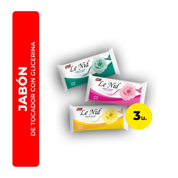 JABÓN LE NID CON GLICERINA 3U