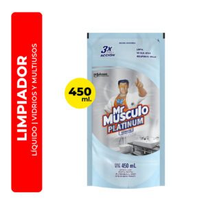 REPUESTO MR MUSCULO PLATINUM VIDRIOS Y MULTIUSOS 450ML