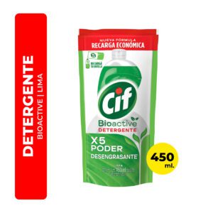 REPUESTO DETERGENTE LIMA CIF BIOACTIVE 450ML