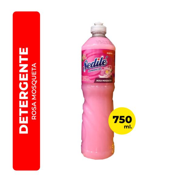 DETERGENTE LAVAVAJILLAS ROSA MOSQUETA SEDILÉ 750ML