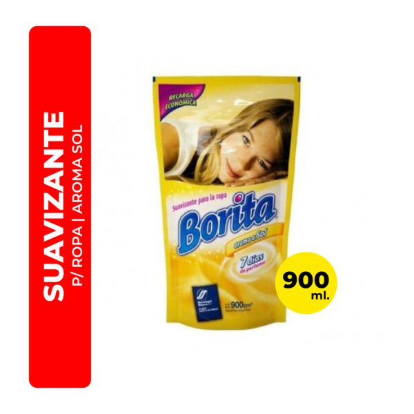 SUAVIZANTE DE ROPA BORITA AROMA SOL 900ML