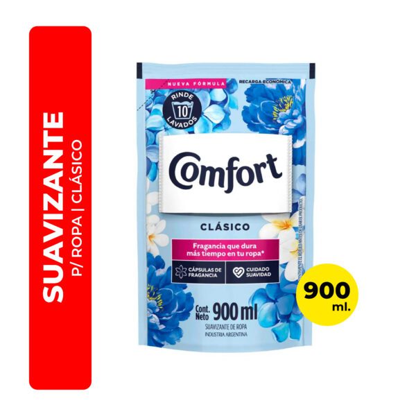 SUAVIZANTE DE ROPA CONFORT CLÁSICO 900ML