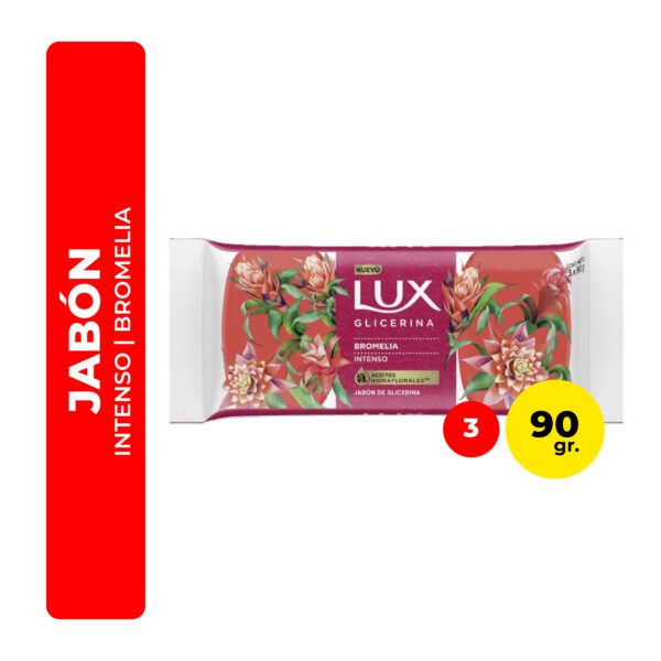 JABÓN LUX CON GLICERINA BROMELIA  3U