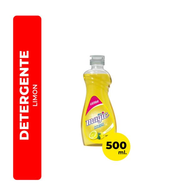 DETERGENTE MAGIC LIMÓN 500ML