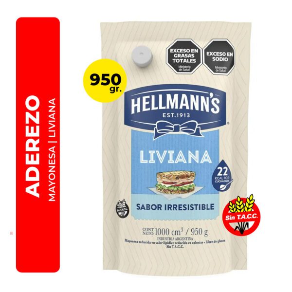 MAYONESA LIVIANA HELLMANN'S 950G