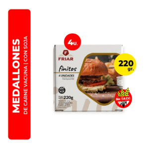 MEDALLONES DE CARNE Y SOJA FRIAR FINITAS 4U