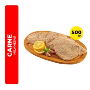 MILANESAS DE CARNE 500G