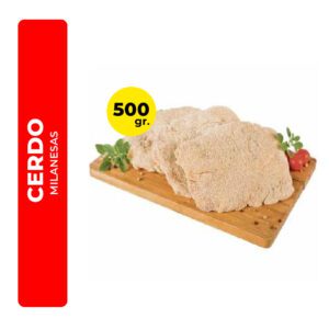 MILANESAS DE CERDO 500G