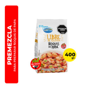 PREMEZLA PARA ÑOQUIS DE PAPA LIBRE DE GLUTEN ARCOR 400G