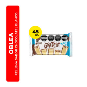 OBLEA GRAFFITI BLANCO 45G