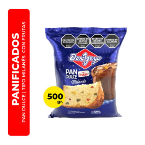 PAN DULCE CON FRUTAS TIPO MILANÉS DON YEYO 500G