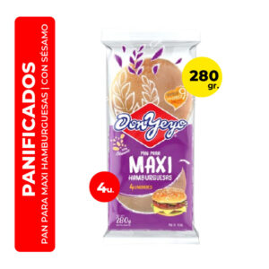 PAN PARA MAXI HAMBURGUESAS DON YEYO 4U