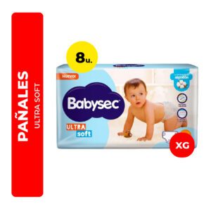 PAÑALES ULTRA SOFT XG BABYSEC 8U