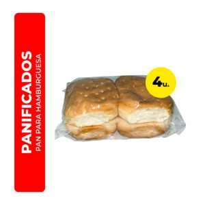 PAN PARA HAMBURGUESA CASERO 4U