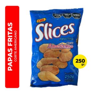 PAPAS FRITAS SLICES CORTE AMERICANO 250G