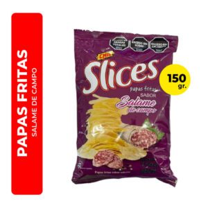 PAPAS FRITAS SLICES SALAME DE CAMPO 150G