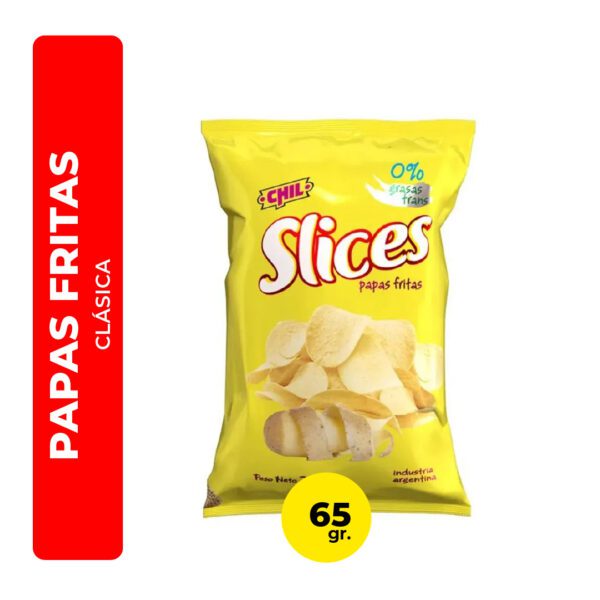 PAPAS FRITAS CLÁSICA SLICES 65G