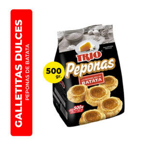 GALLETITAS PEPONAS DE BATATA TRIO 500G