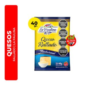 QUESO RALLADO LA PAULINA 40G