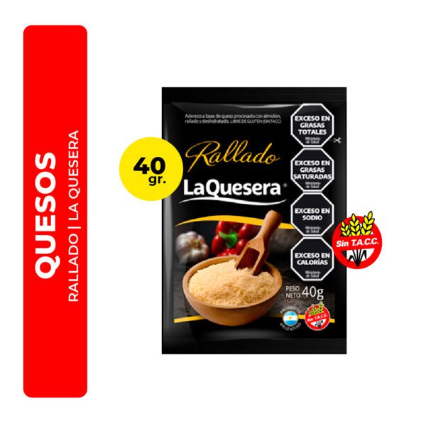 QUESO RALLADO LA QUESERA 40G