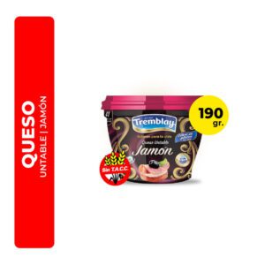 QUESO UNTABLE JAMÓN TREMBLAY 190G