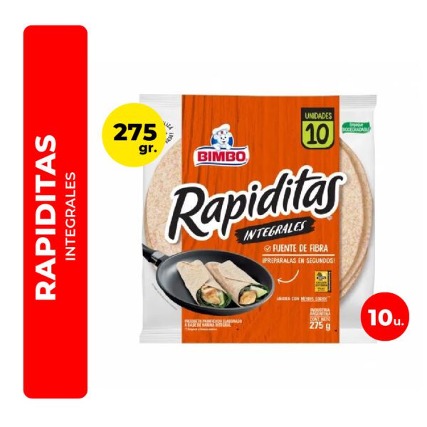 RAPIDITAS INTEGRALES 275G 10U