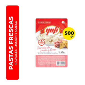 RAVIOLES DE JAMÓN Y QUESO YULI 500G