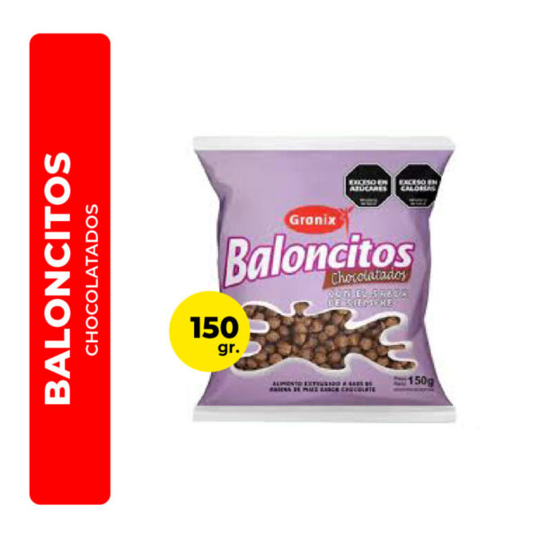 BALONCITOS CHOCOLATADOS GRANIX 150G