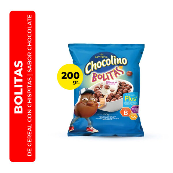 BOLITAS DE CEREAL CON CHISPITAS CHOCOLINO 200G