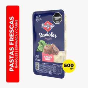 RAVIOLES ESPINACA Y CARNE DON YEYO 500G