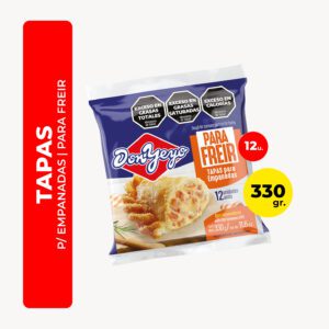TAPAS PARA EMPANADAS FREÍR DON YEYO 12U