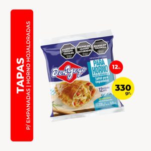 TAPAS PARA EMPANADAS HORNO DON YEYO 12U