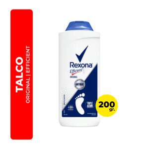 TALCO DESODORANTE PARA PIES ORIGINAL EFFICIENT REXONA 200G