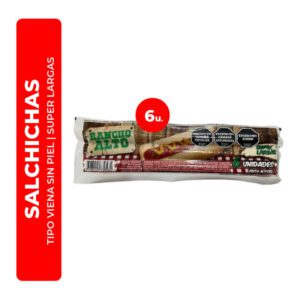 SALCHICHA SUPER LARGAS RANCHO ALTO 6U