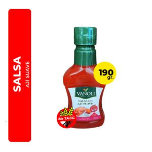 SALSA AJÍ SUAVE VANOLI 190G