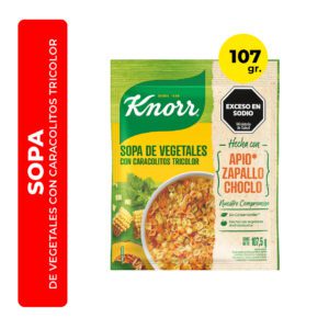 SOPA DE VEGETALES CON CARACOLITOS TRICOLOR KNORR 107,5G
