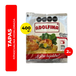 TAPAS PARA TARTA HOJALDRADA ADOLFINA 2U