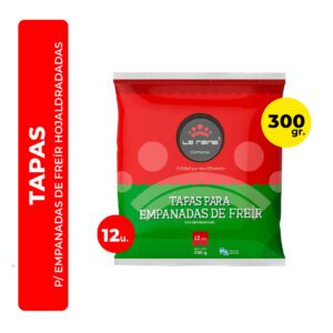 TAPAS PARA EMPANADAS DE FREÍR LA REINA 12U